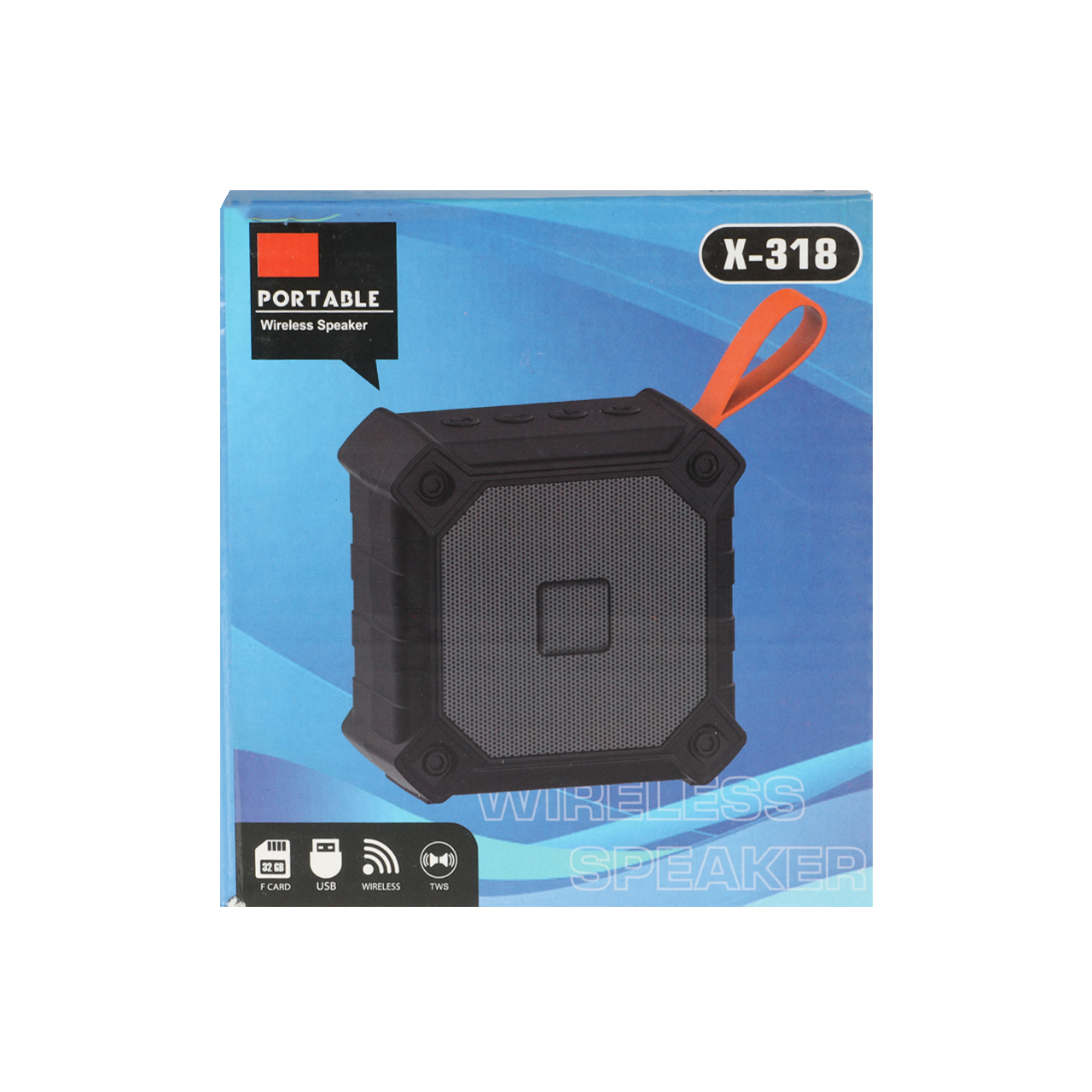 اسپیکر بی سیم مدل X-318 - مشکی- BSA